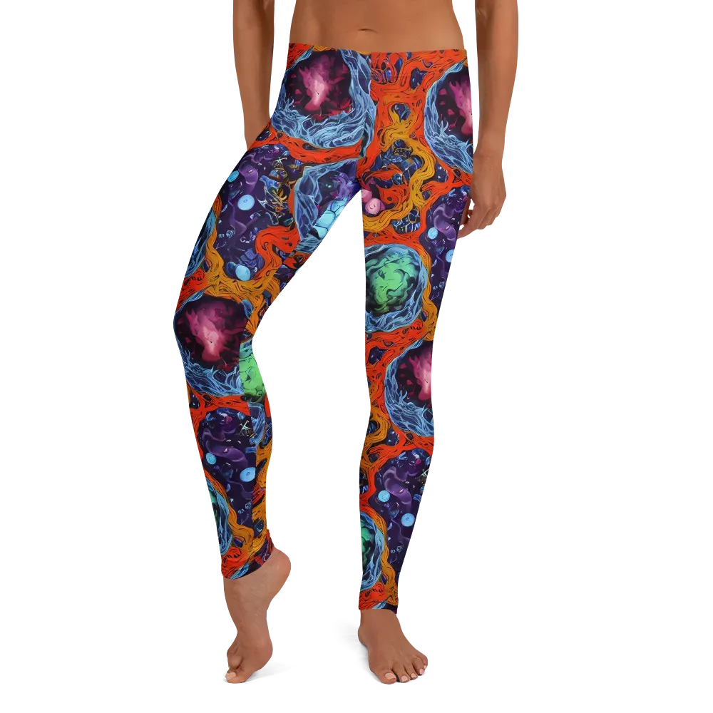 Nebula Reef on Leggings — Front