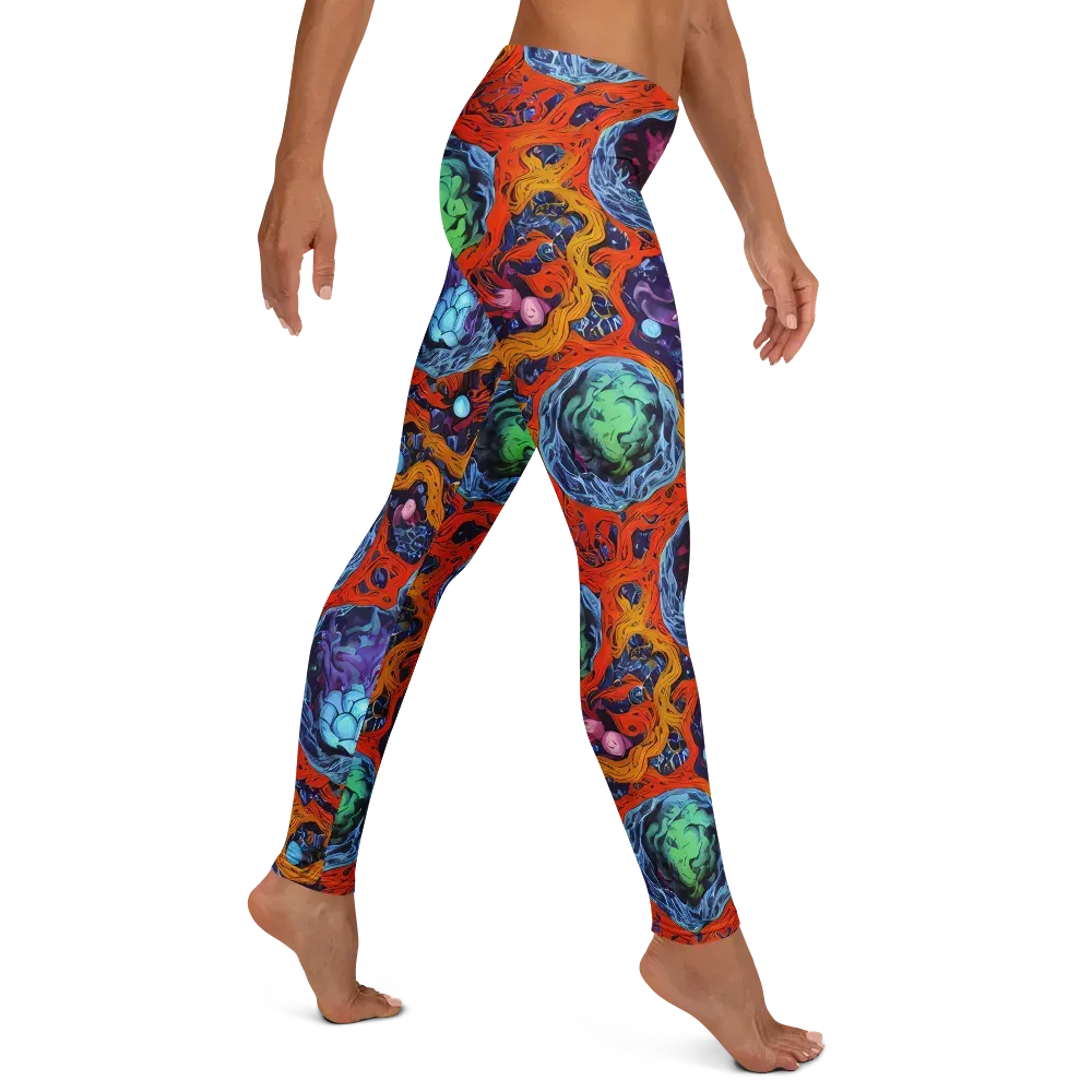 Nebula Reef on Leggings — Right