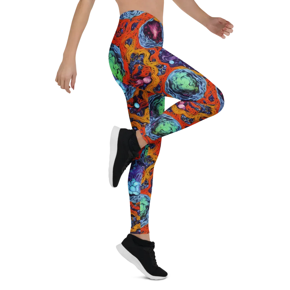Nebula Reef on Leggings — Right