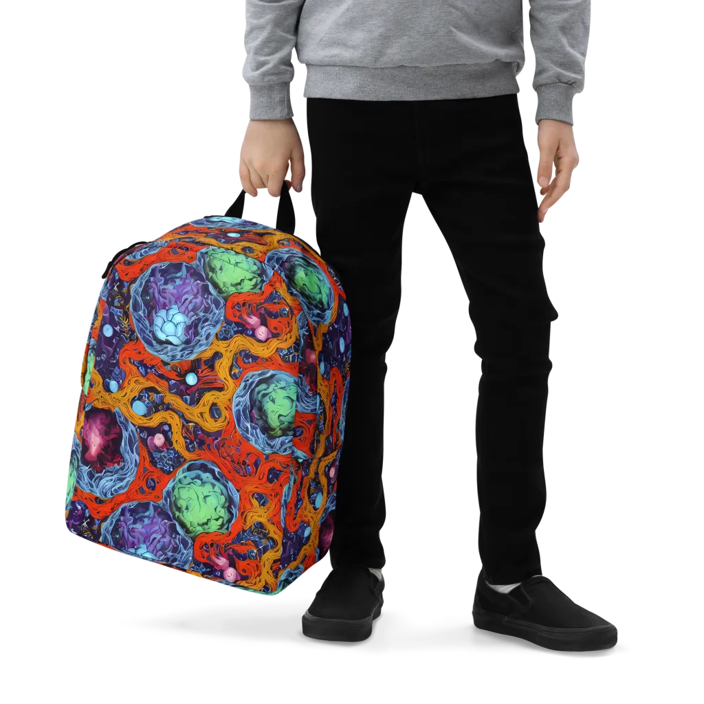Nebula Reef on Minimalist Backpack — Zoomed-in