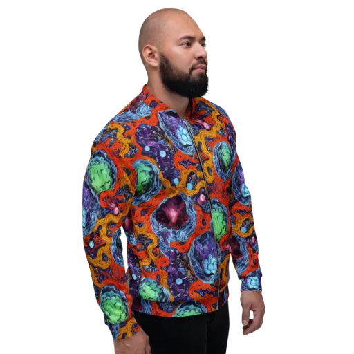 Nebula Reef on a Bomber Jacket