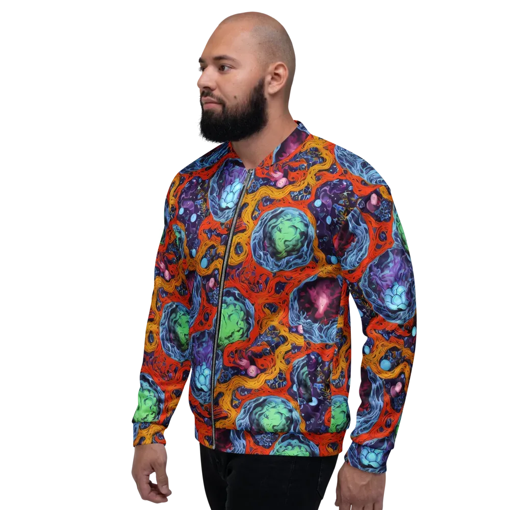 Nebula Reef on Bomber Jacket — Left