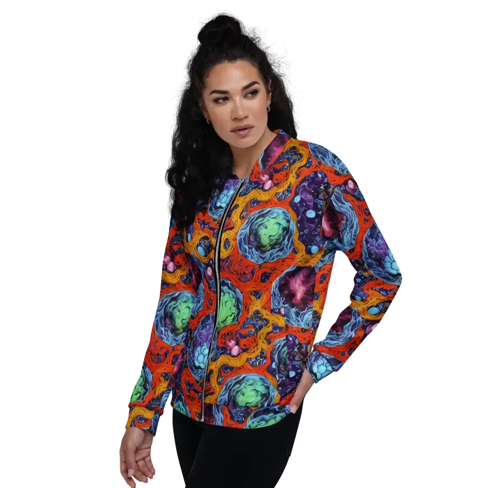 Nebula Reef on Bomber Jacket — Left