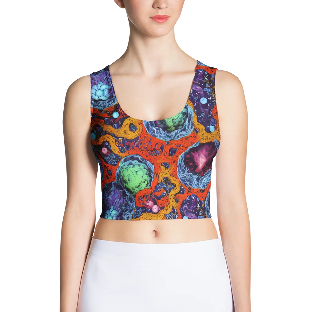 Nebula Reef on Crop Top — Front