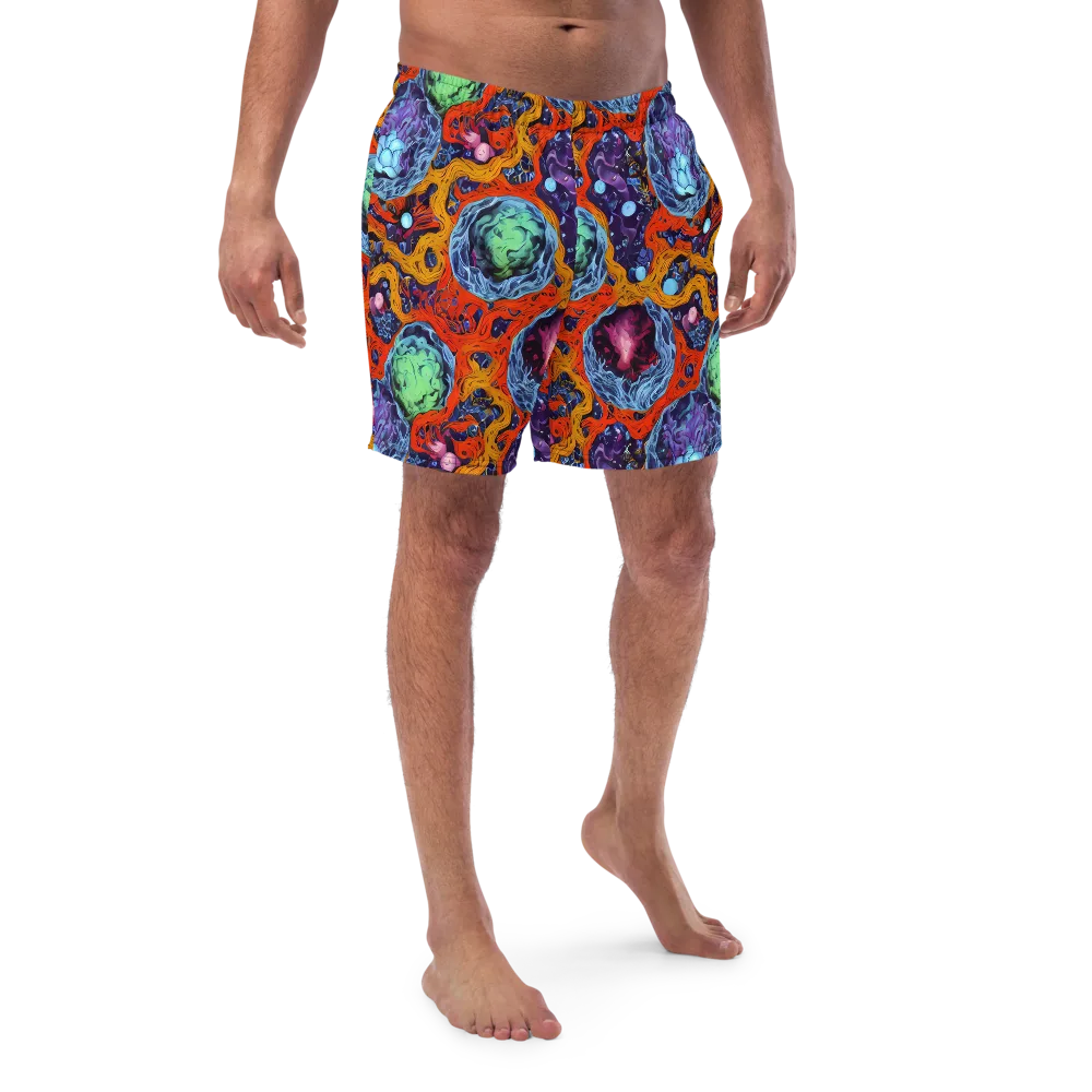 Nebula Reef on Swim Trunks — Front