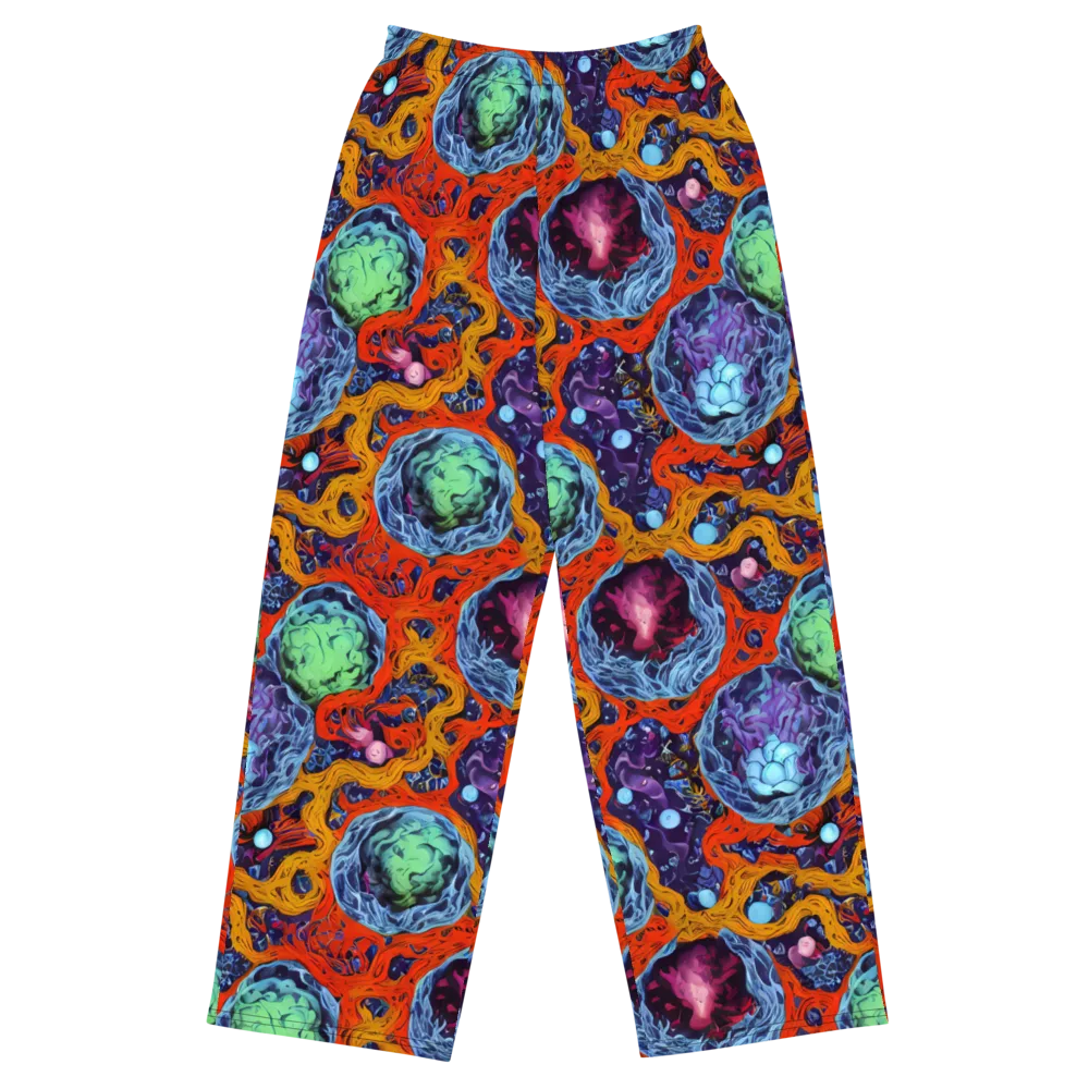 Nebula Reef on Wide-Leg Pants — Front