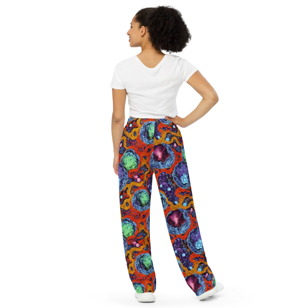 Nebula Reef on Wide-Leg Pants — Back