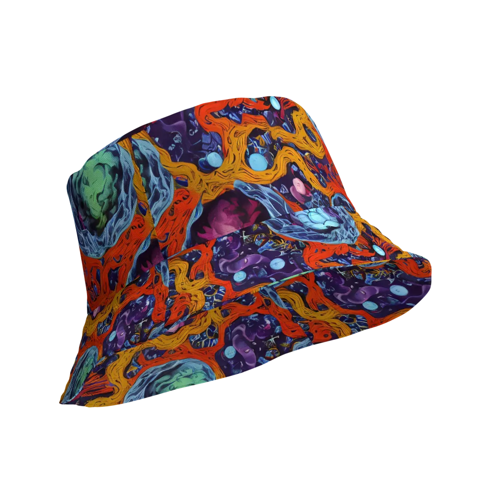Nebula Reef on Reversible Bucket Hat — Product details Outside