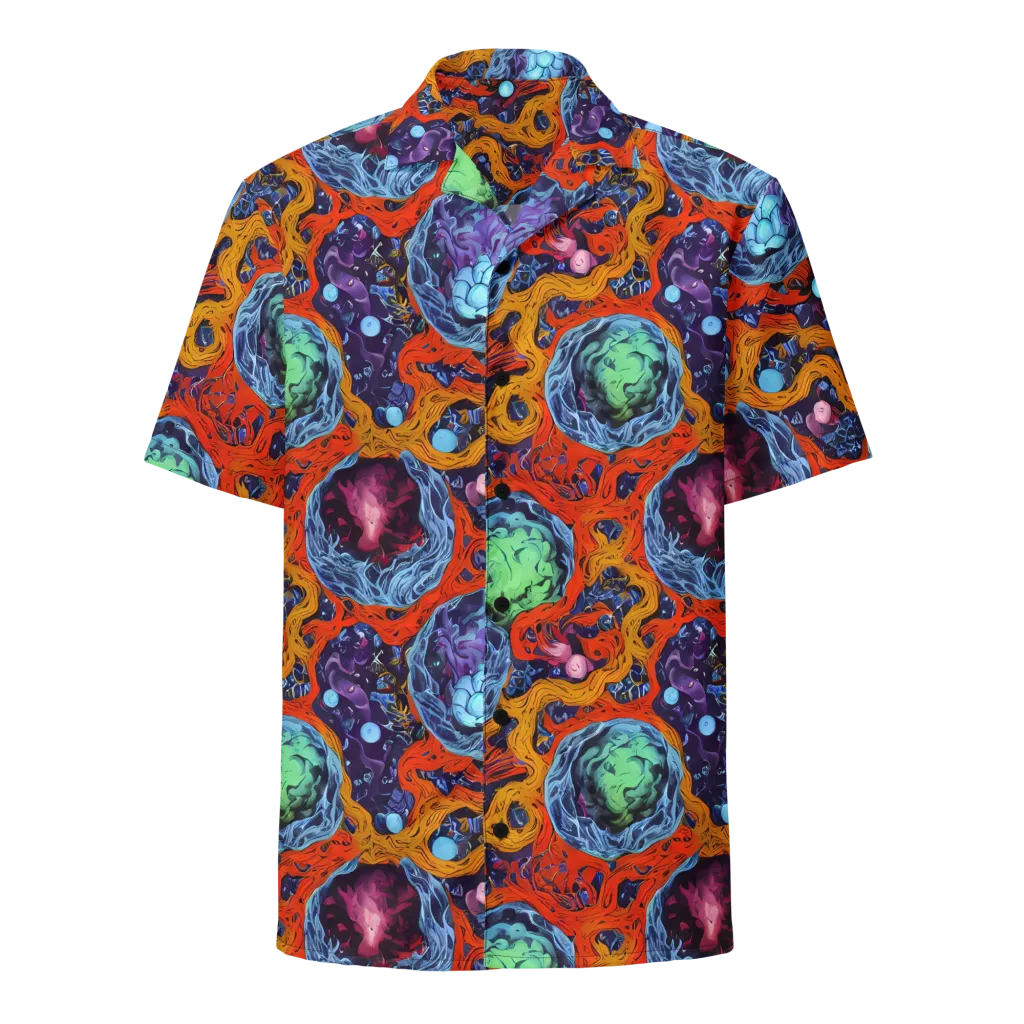 Nebula Reef on Button Shirt — Front