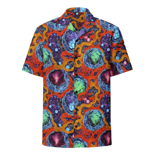 Nebula Reef on a Button Shirt
