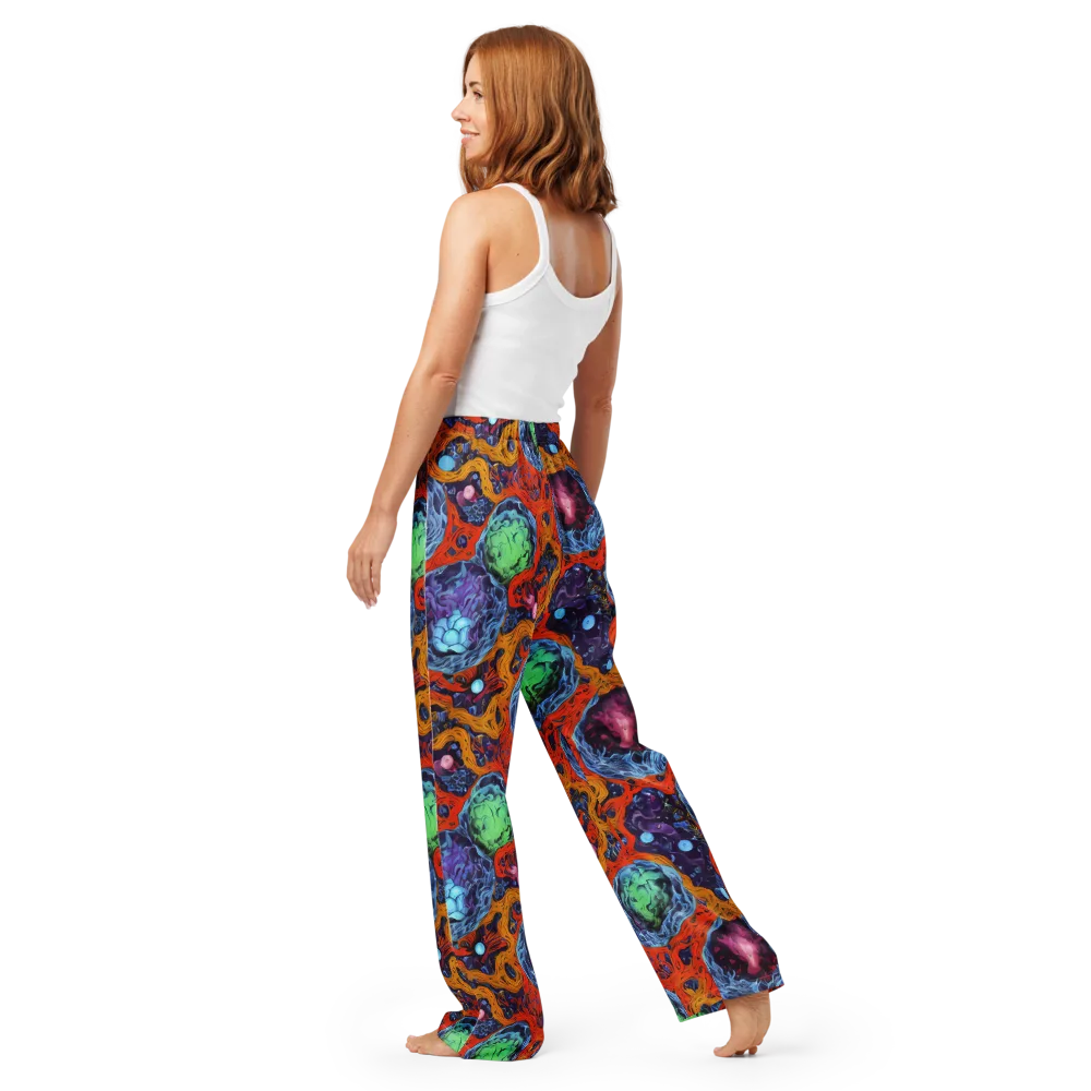 Nebula Reef on Women's Pajama Pants — Back
