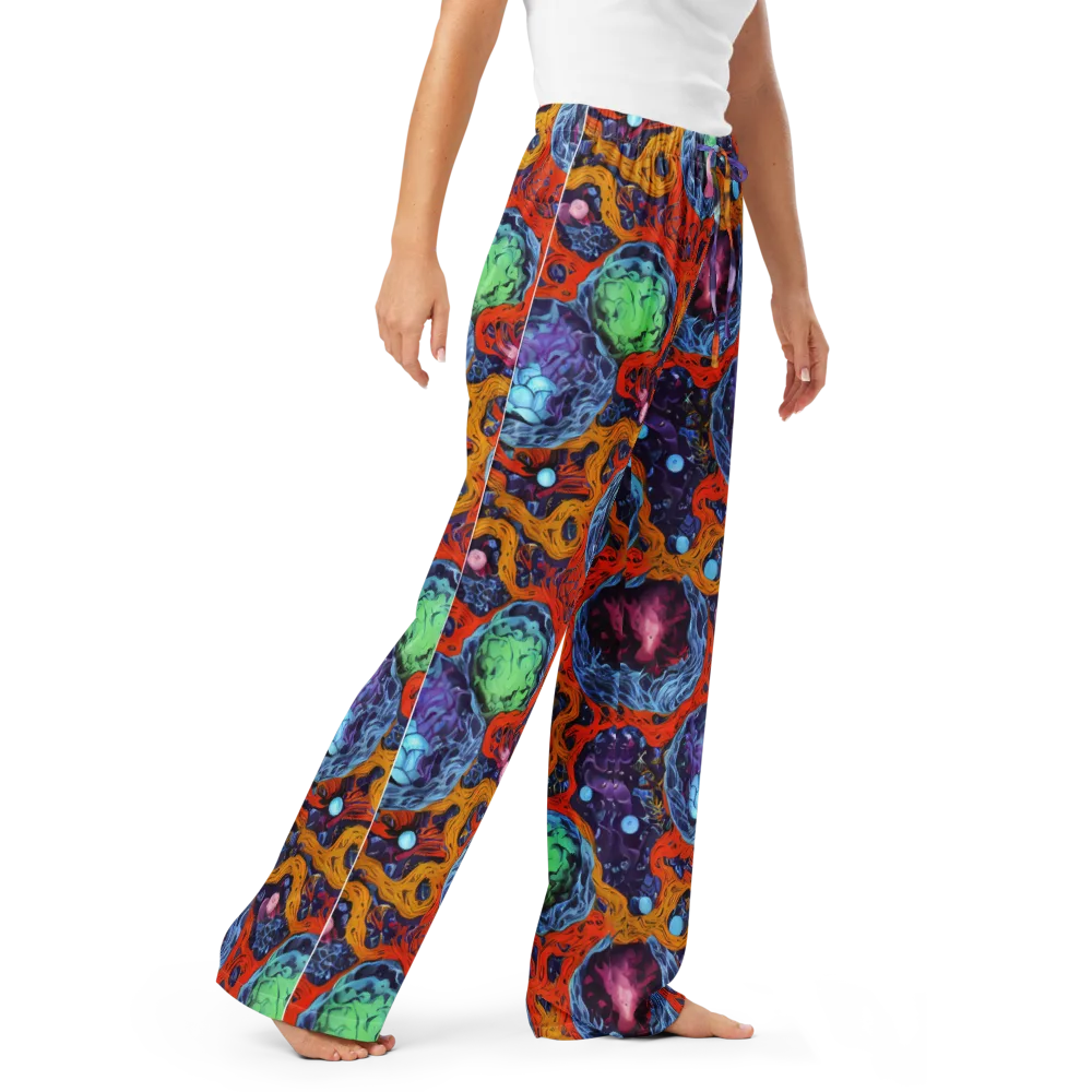 Nebula Reef on Women's Pajama Pants — Right Front