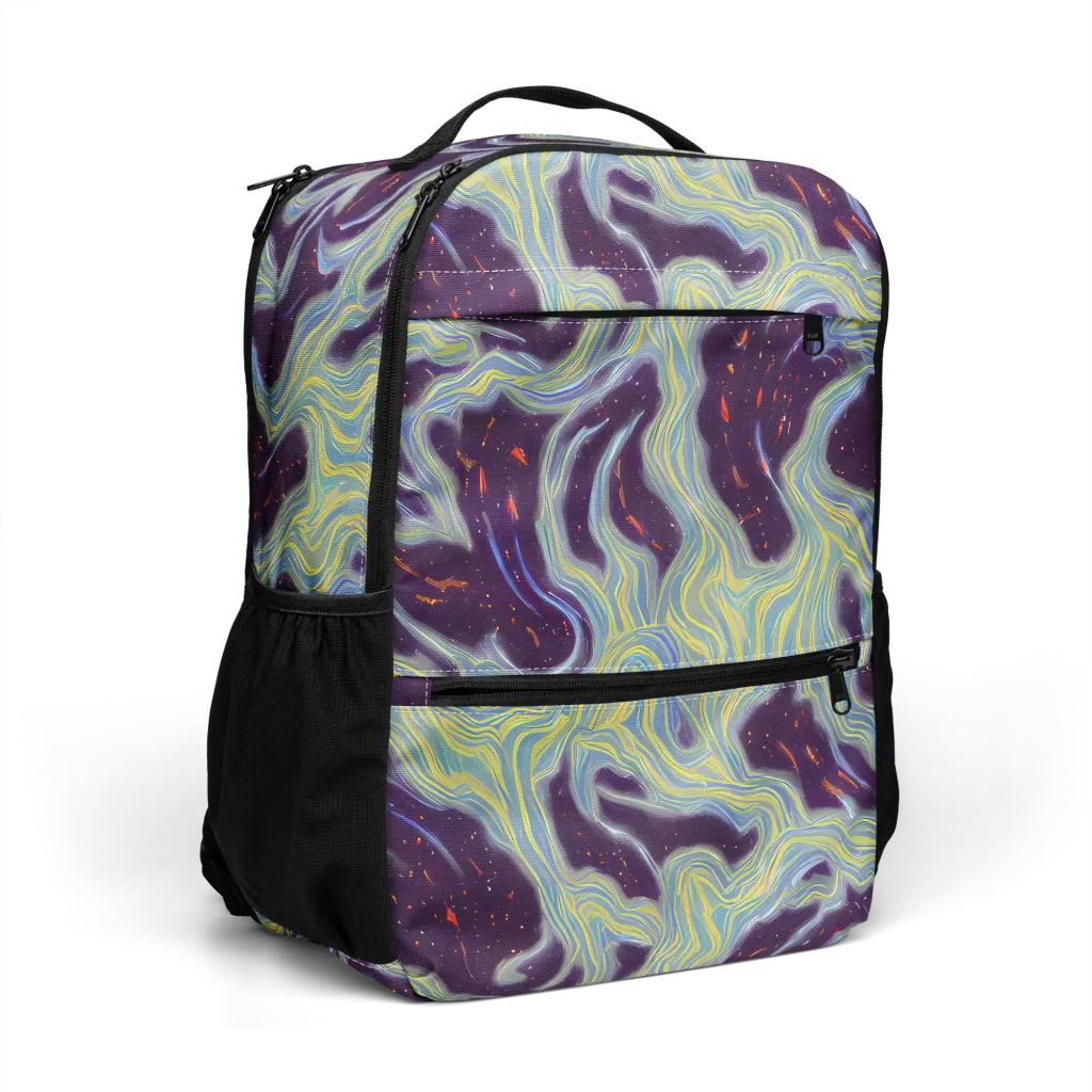 Celestial Tides on Utility Backpack — Right Front