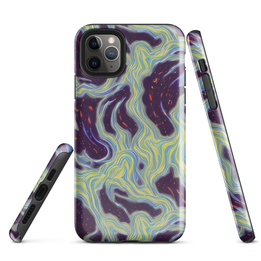 Celestial Tides on Tough Case for iPhone® — Front
