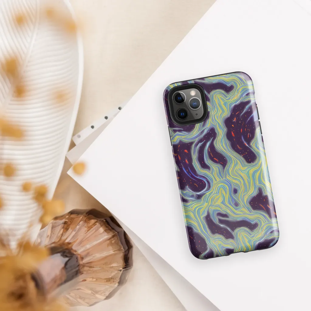 Celestial Tides on Tough Case for iPhone® — Front