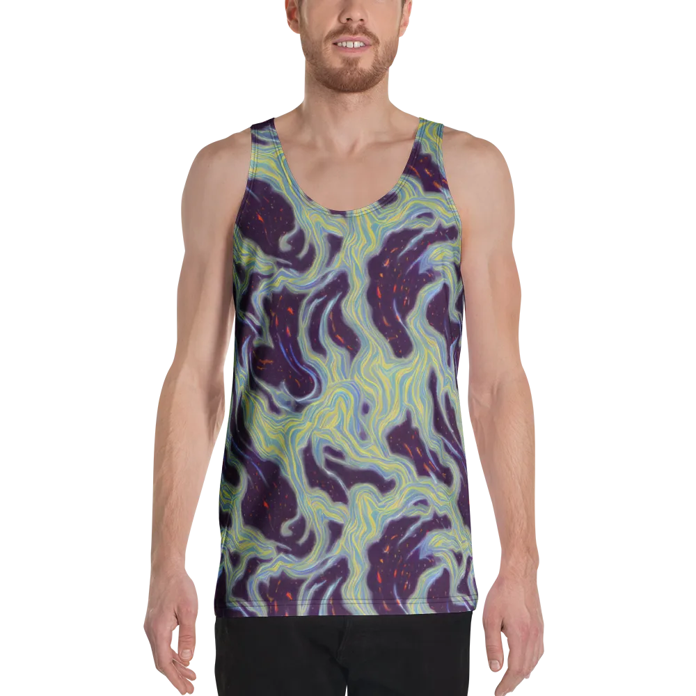 Celestial Tides on Men's Tank Top — Front