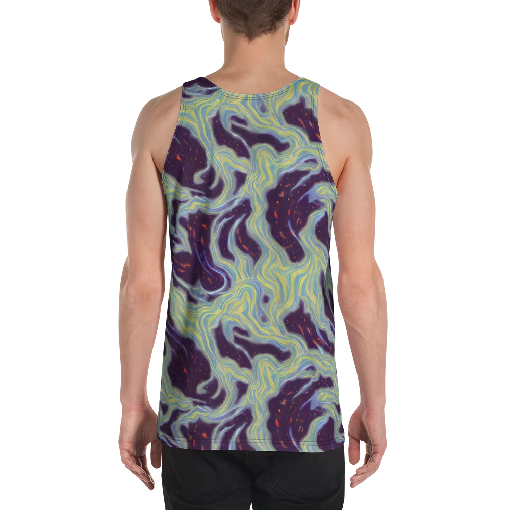 Celestial Tides on Men's Tank Top — Back