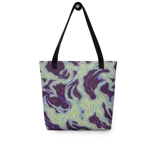 Celestial Tides on a Tote Bag