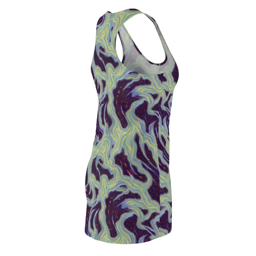 Celestial Tides on Racerback Dress — Back Side