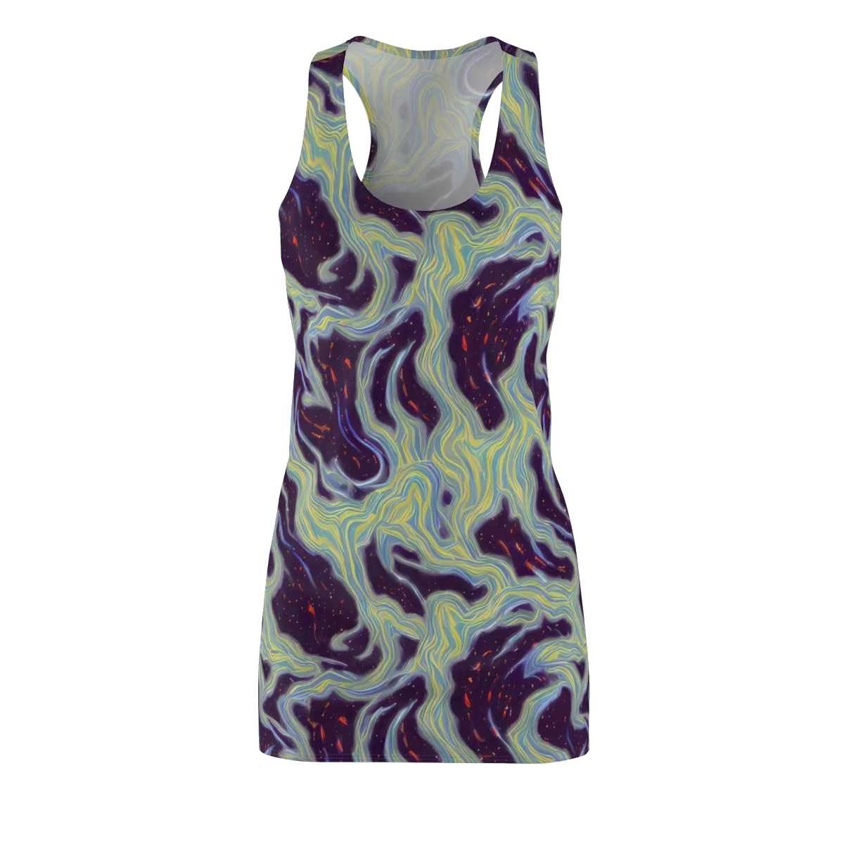 Celestial Tides on Racerback Dress — Front