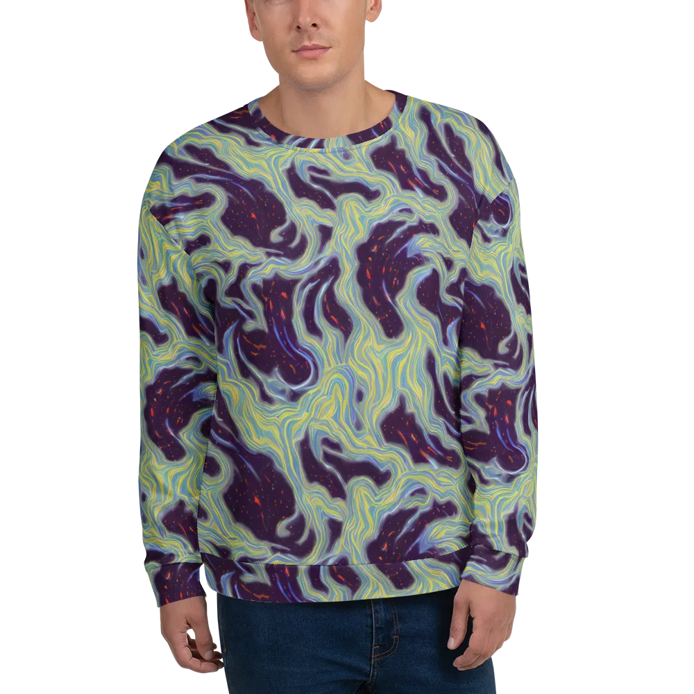 Celestial Tides on Sweatshirt — Front