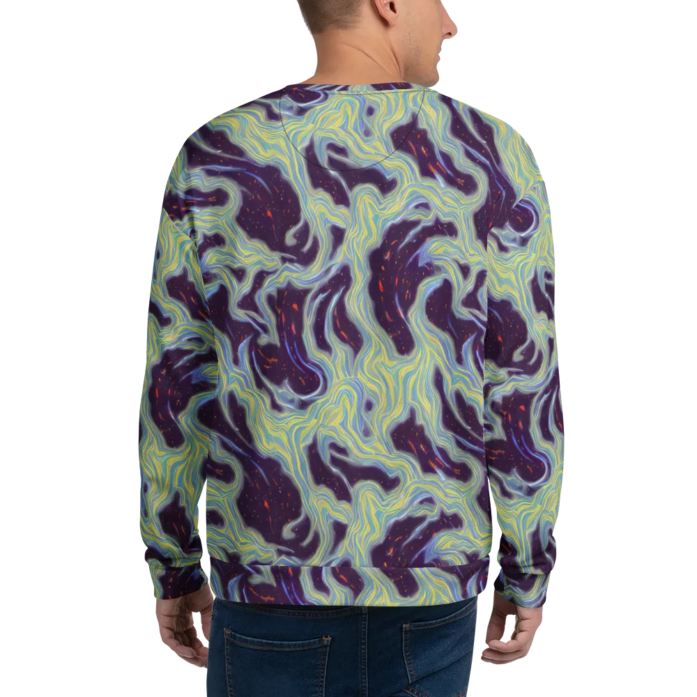Celestial Tides on Sweatshirt — Back