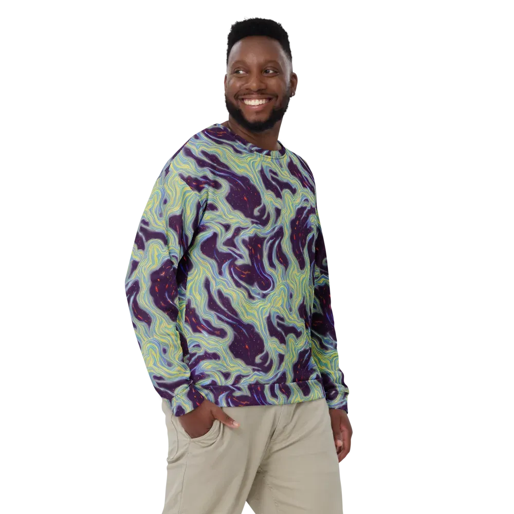 Celestial Tides on Sweatshirt — Front