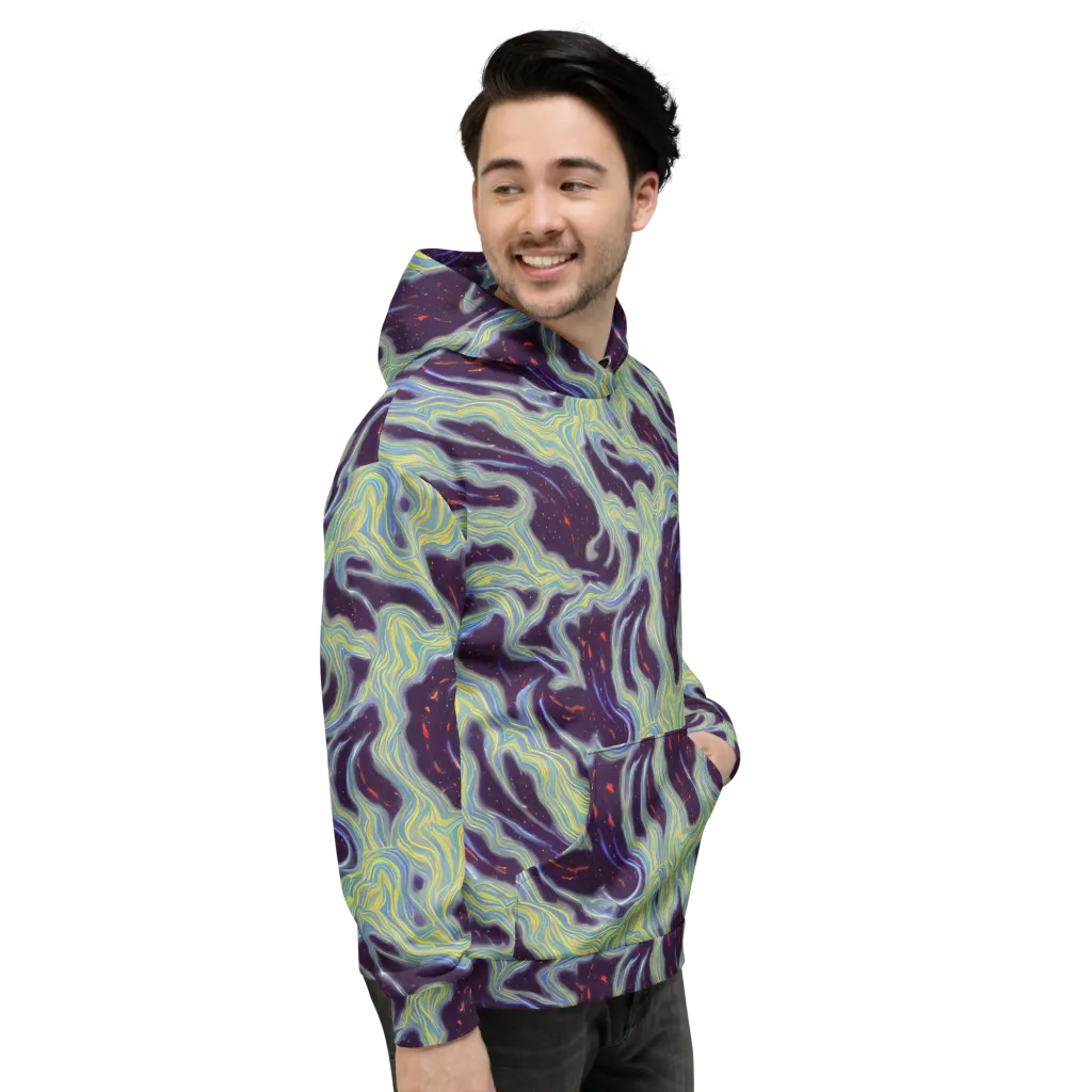 Celestial Tides on Hoodie — Right