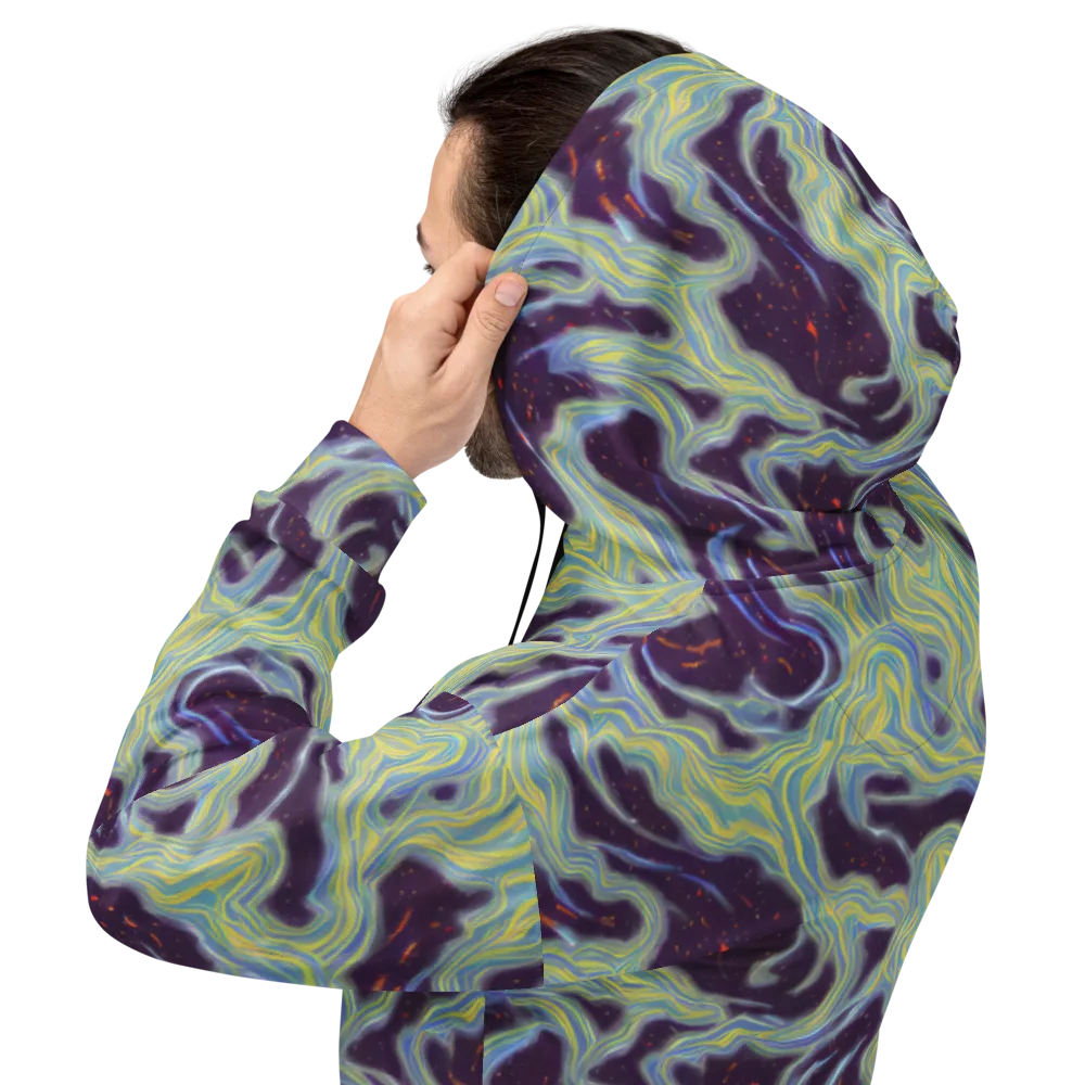 Celestial Tides on Hoodie — Back