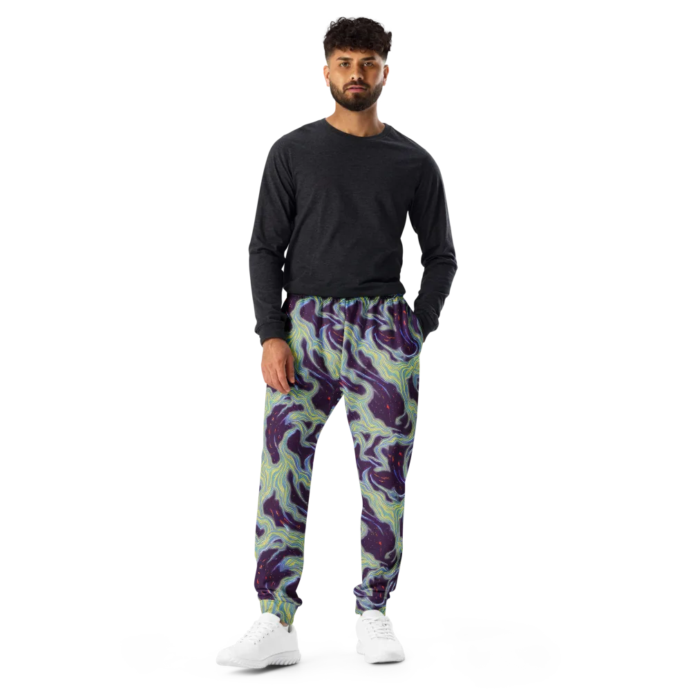 Celestial Tides on Men's Joggers — Front