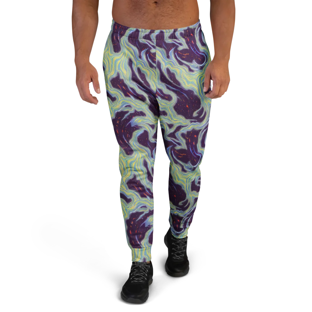Celestial Tides on Men's Joggers — Front
