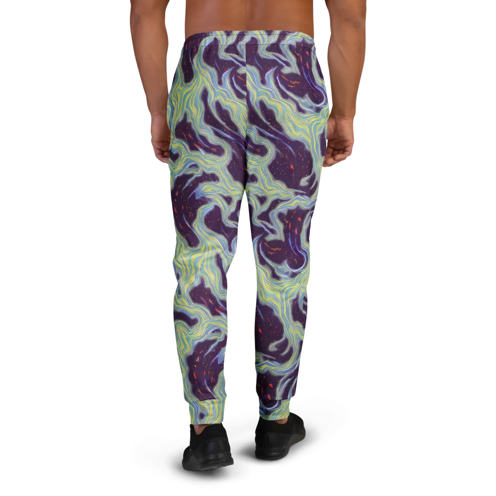 Celestial Tides on Men's Joggers — Back