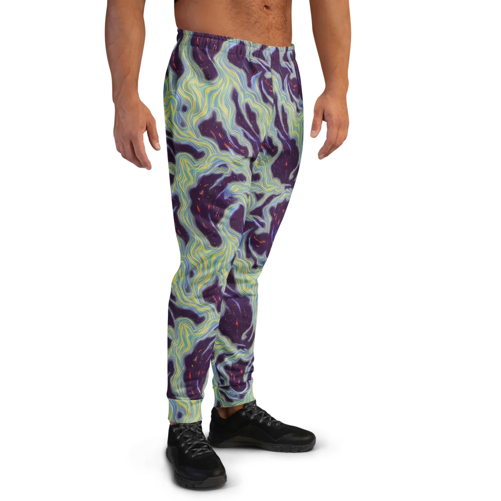 Celestial Tides on Men's Joggers — Right
