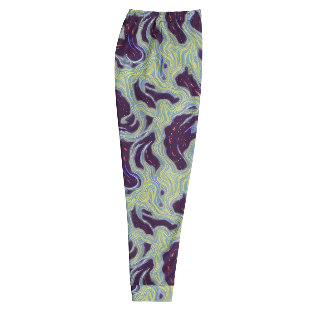 Celestial Tides on Men's Joggers — Right