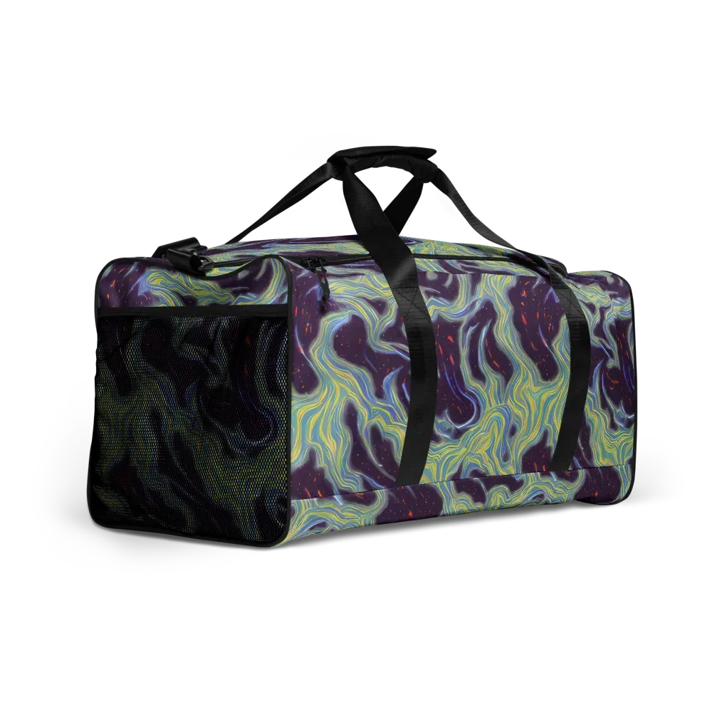 Celestial Tides on Duffle Bag — Right Front