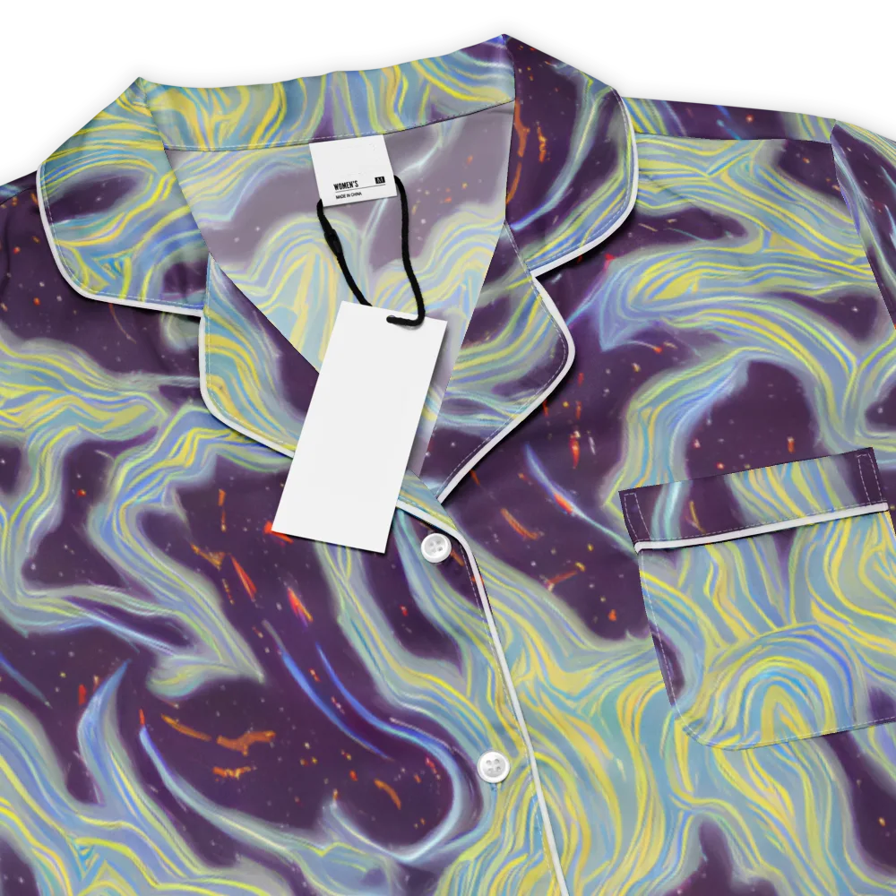Celestial Tides on Women's Short Sleeve Pajama Top — Product details