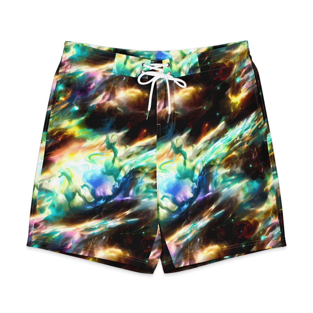 Opal Thunder on Men's Board Shorts — Front