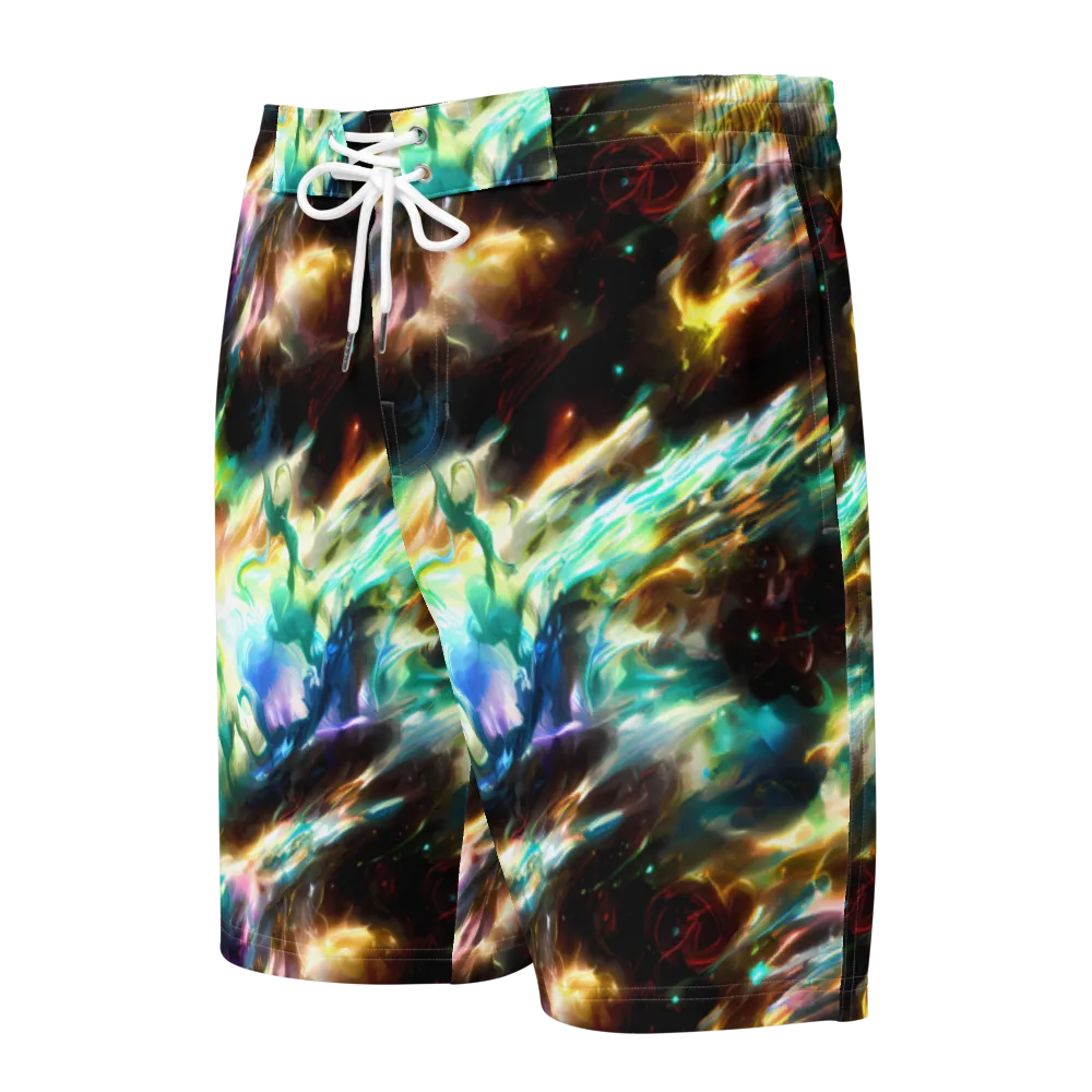 Opal Thunder on Men's Board Shorts — Front