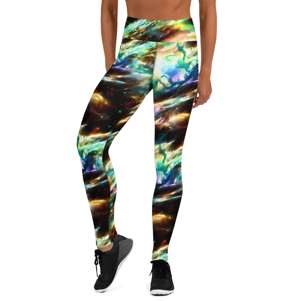 Opal Thunder on Yoga Leggings — Front