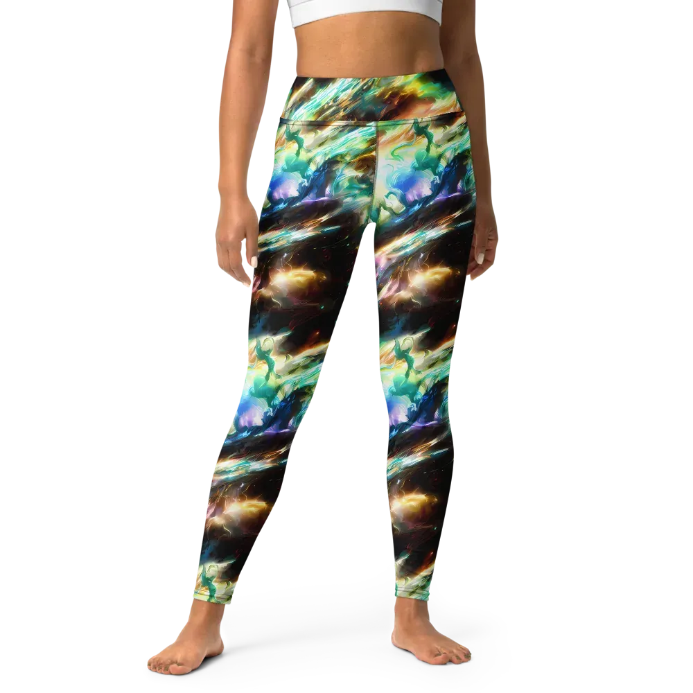 Opal Thunder on Yoga Leggings — Front