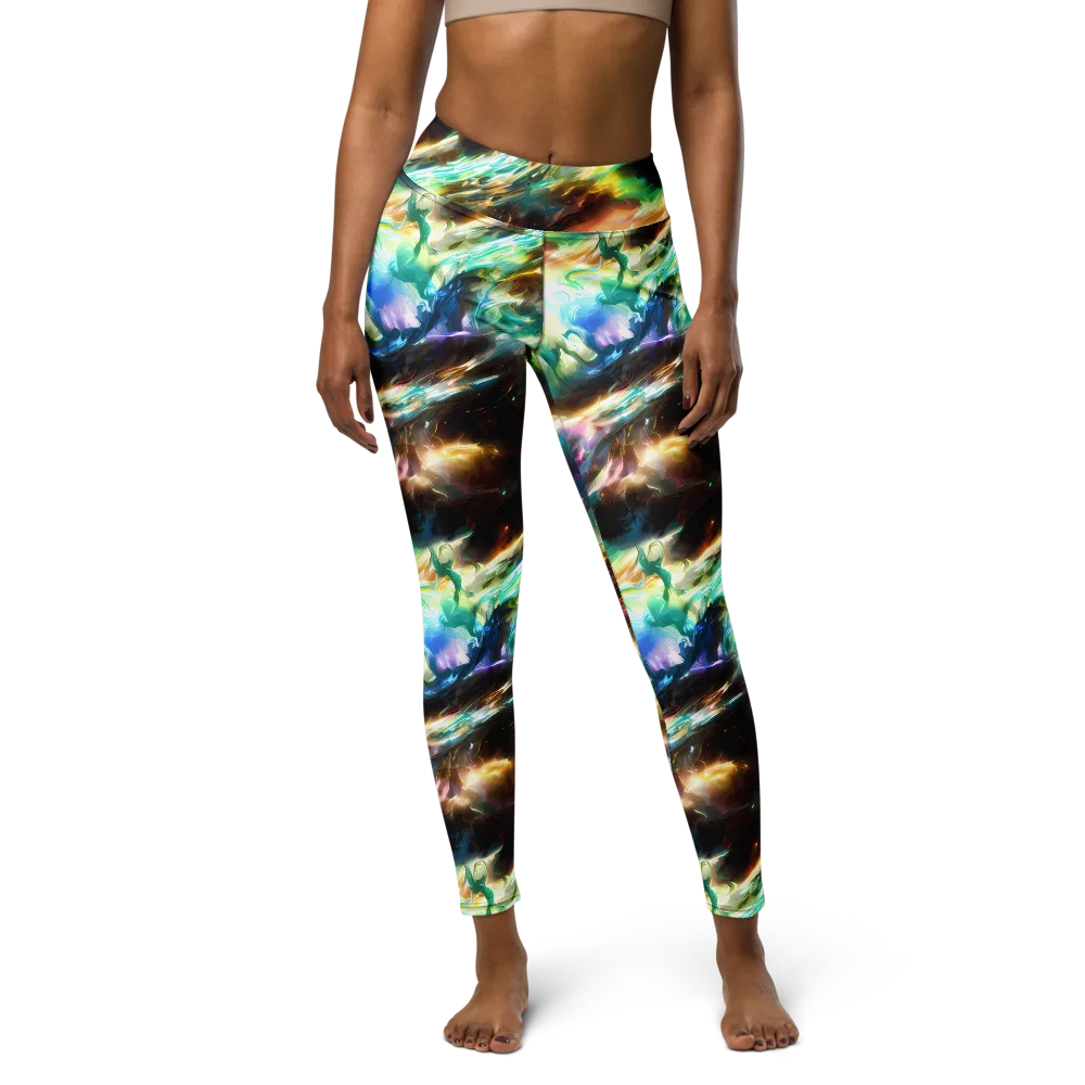 Opal Thunder on Yoga Leggings — Front