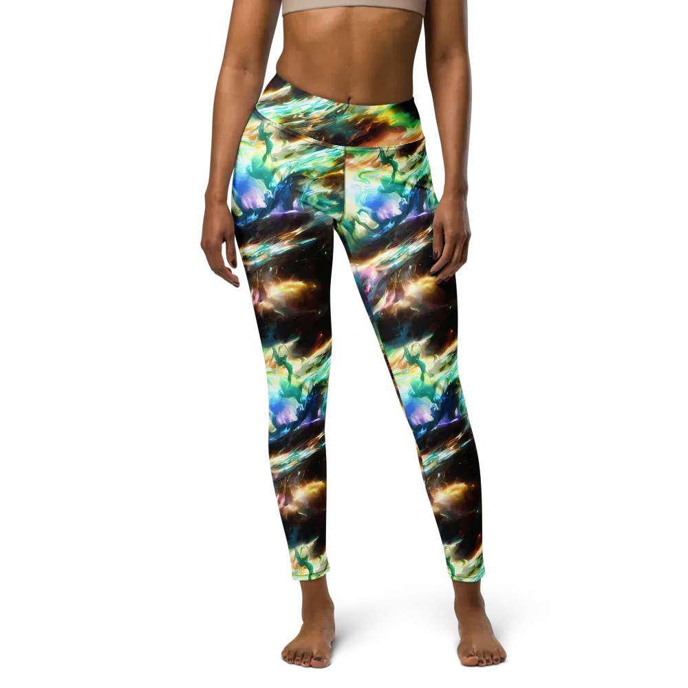 Opal Thunder on Yoga Leggings — Front