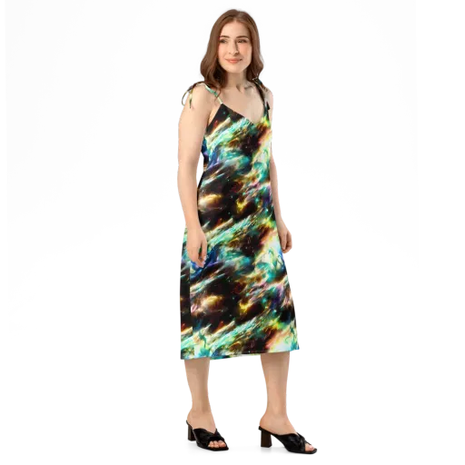 Opal Thunder on a Slip Dress