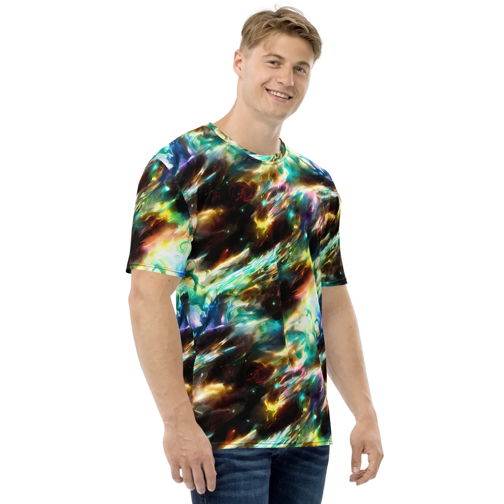 Opal Thunder on Men's Crew Neck T-Shirt — Right