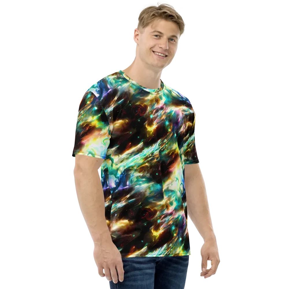 Opal Thunder on Men's Crew Neck T-Shirt — Right