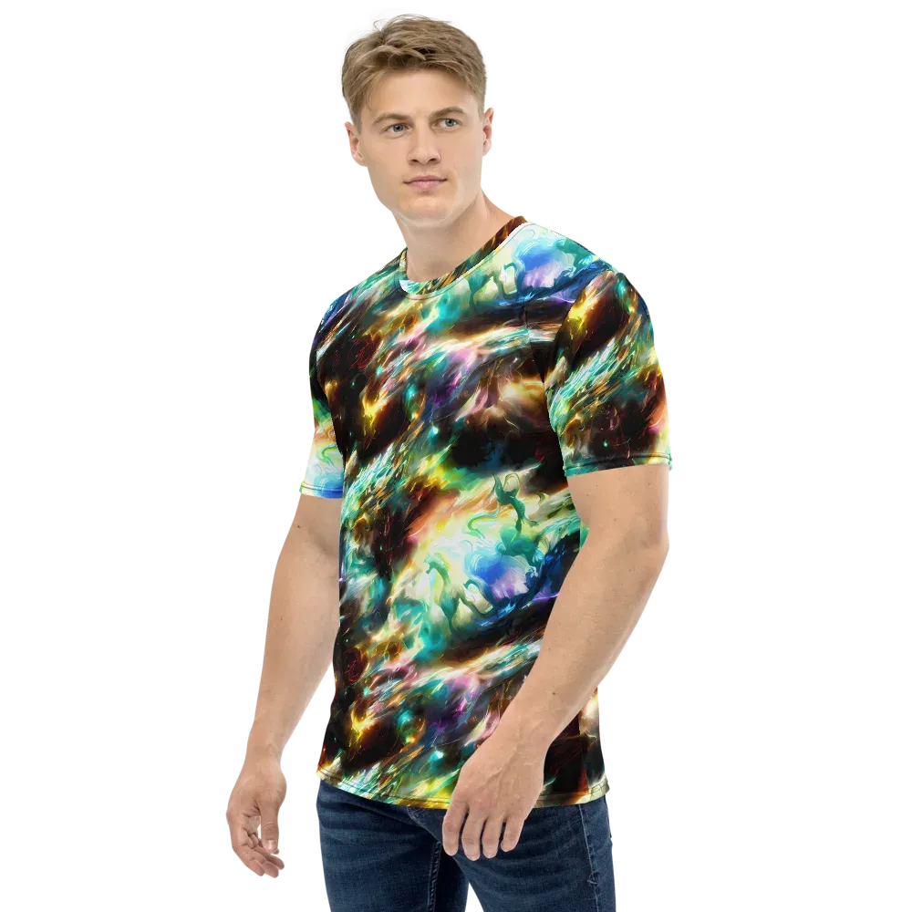 Opal Thunder on Men's Crew Neck T-Shirt — Left
