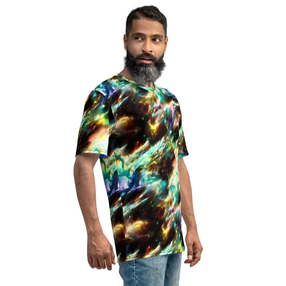 Opal Thunder on Men's Crew Neck T-Shirt — Right
