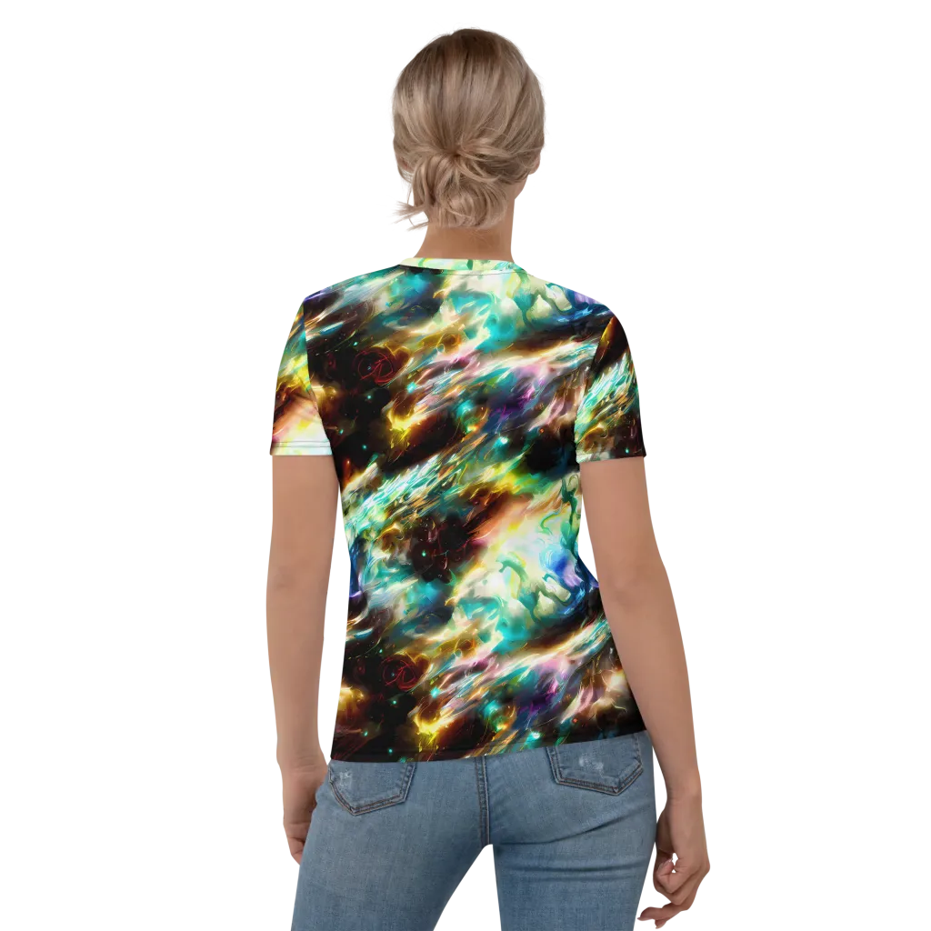Opal Thunder on Women's Crew Neck T-Shirt — Back