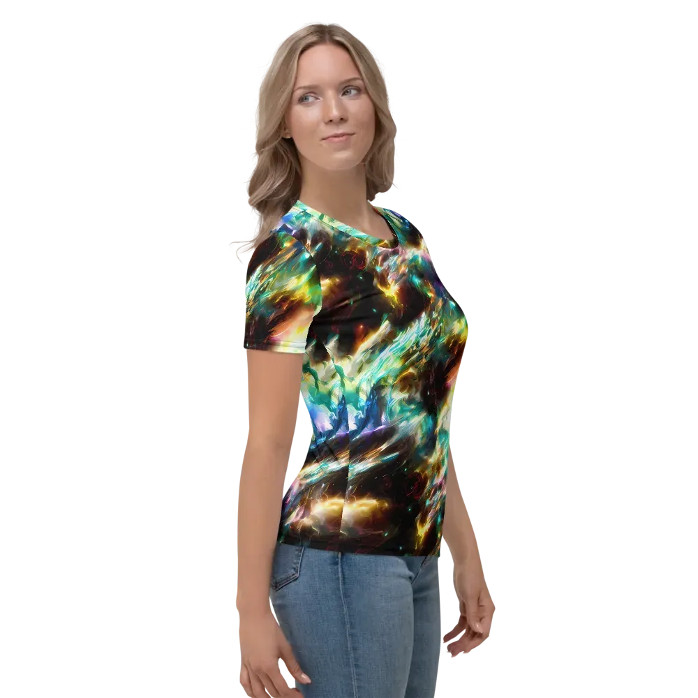 Opal Thunder on Women's Crew Neck T-Shirt — Right