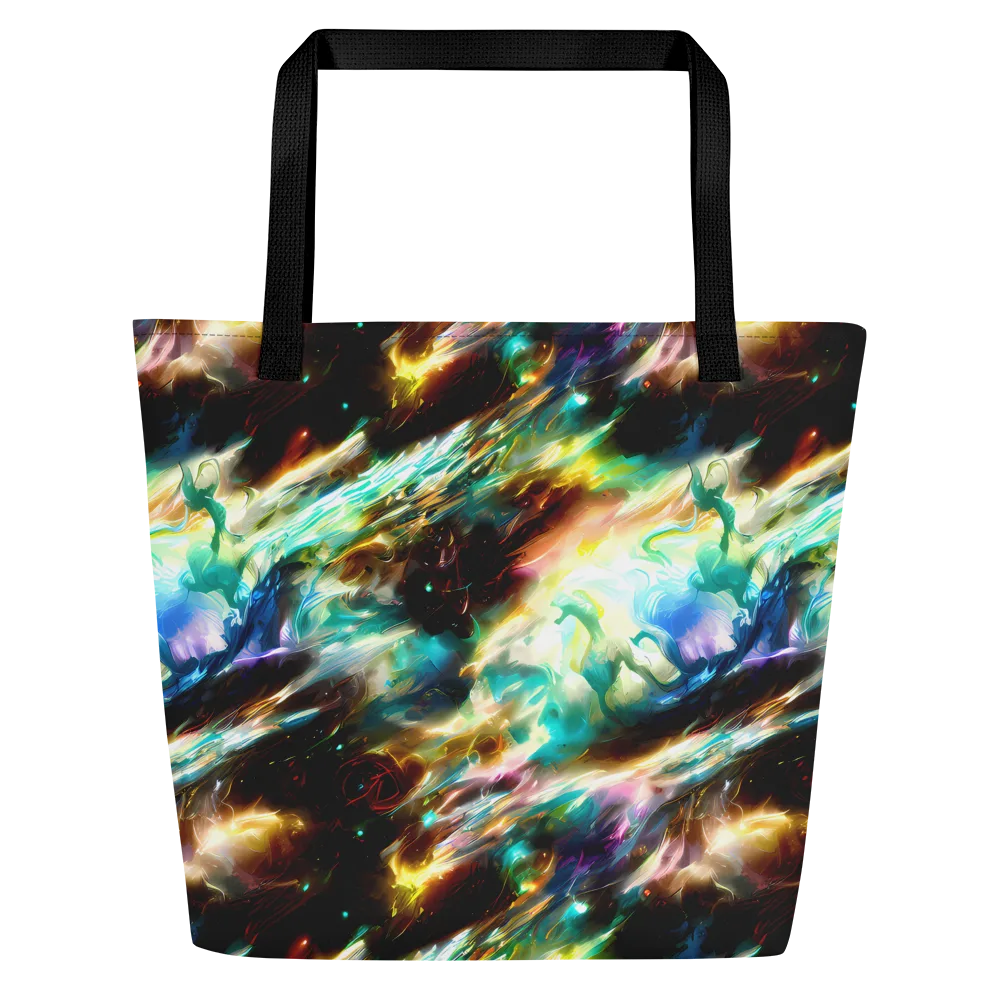 Opal Thunder on Large Tote Bag W/ Pocket — Front